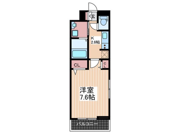 レイル　ヤード　中山　Ⅰの物件間取画像